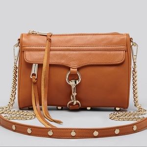 Rebecca Minkoff Mini Mac Crossbody Bag Brown